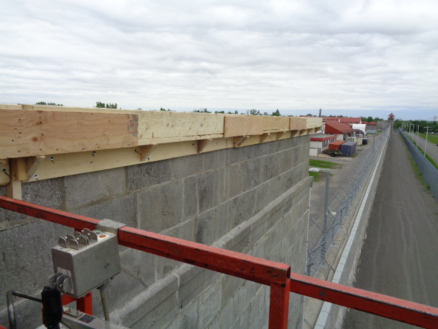 CORCAN built concrete brick wall